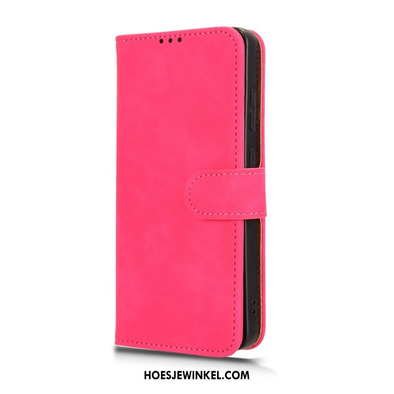 Folio-hoesje Oneplus 13r Telefoonhoesje Suède-stijl
