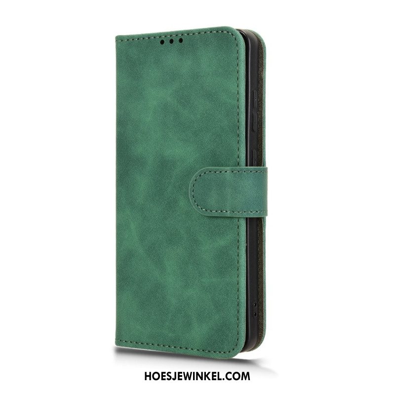 Folio-hoesje Oneplus 13r Telefoonhoesje Suède-stijl