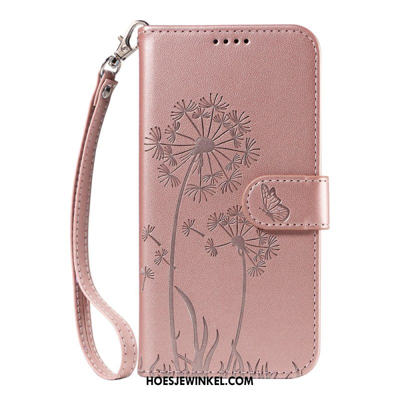 Folio-hoesje Oneplus 15 Telefoonhoesje Paardenbloembandje