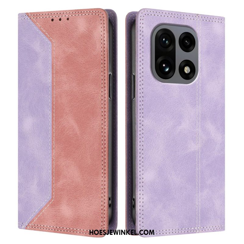 Folio-hoesje Oneplus 15 Tweekleurige Rfid-bescherming