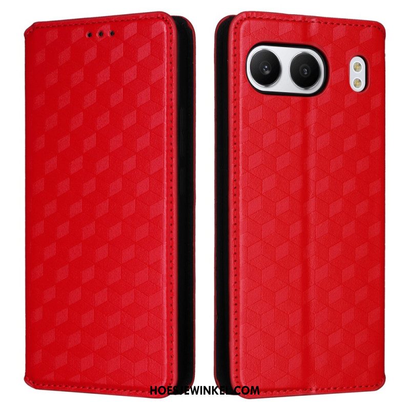 Folio-hoesje Oneplus Nord 4 Telefoonhoesje Diamantpatroon