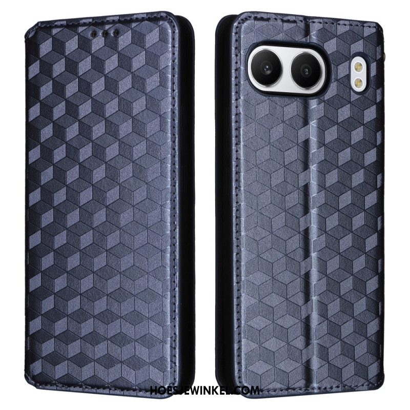 Folio-hoesje Oneplus Nord 4 Telefoonhoesje Diamantpatroon