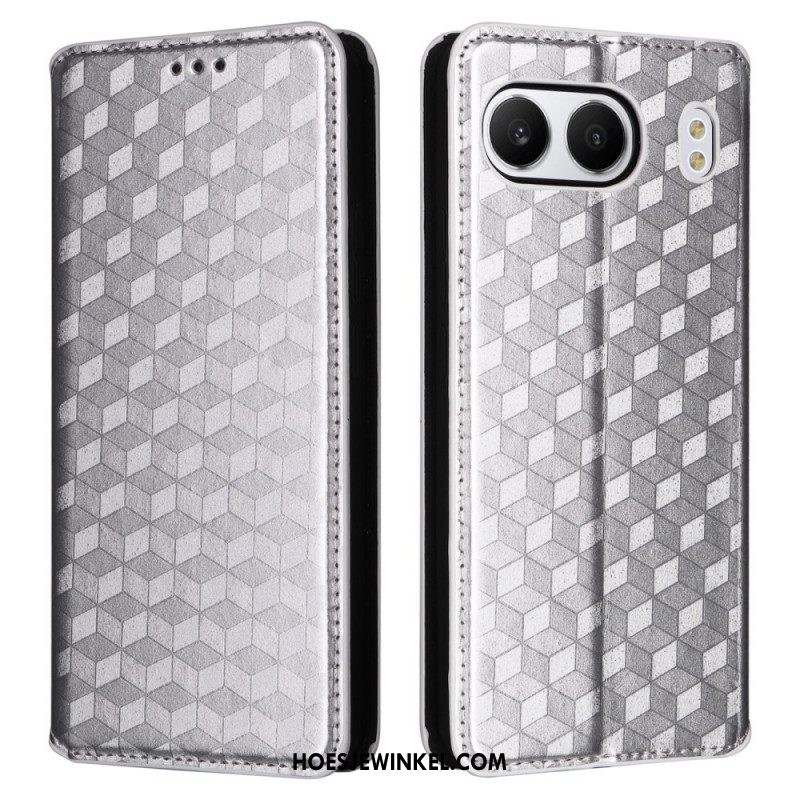 Folio-hoesje Oneplus Nord 4 Telefoonhoesje Diamantpatroon