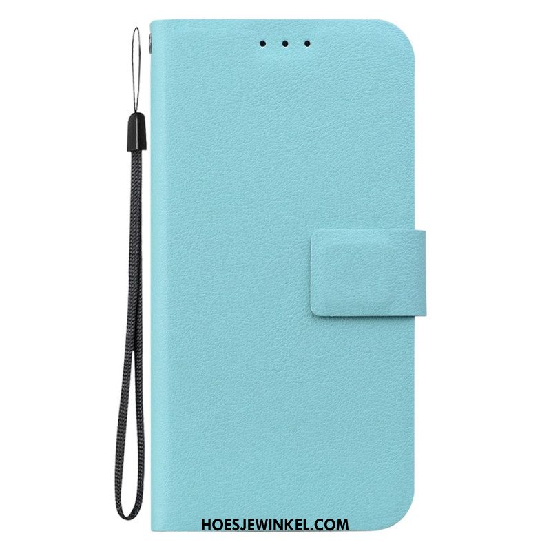 Folio-hoesje Oneplus Nord 4 Telefoonhoesje Ultraslank Met Bandje