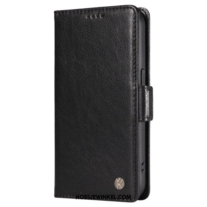 Folio-hoesje Oneplus Nord 4 Yikatu Lychee-imitatieleer