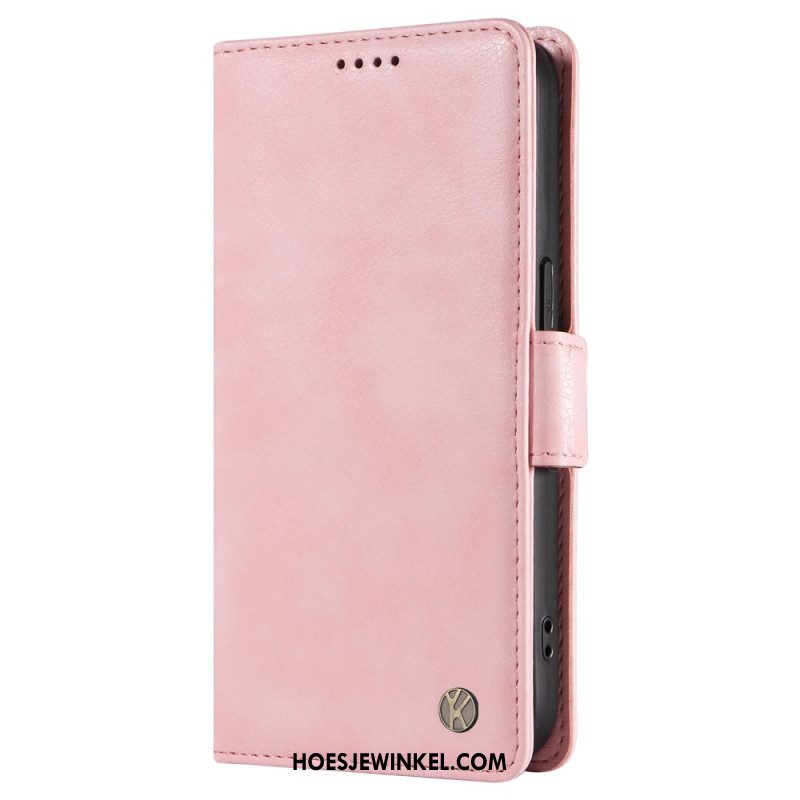Folio-hoesje Oneplus Nord 4 Yikatu Lychee-imitatieleer