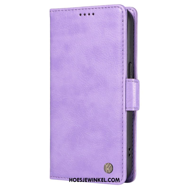 Folio-hoesje Oneplus Nord 4 Yikatu Lychee-imitatieleer