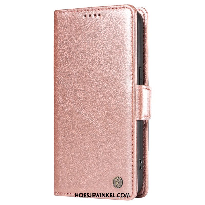 Folio-hoesje Oneplus Nord 4 Yikatu Lychee-imitatieleer
