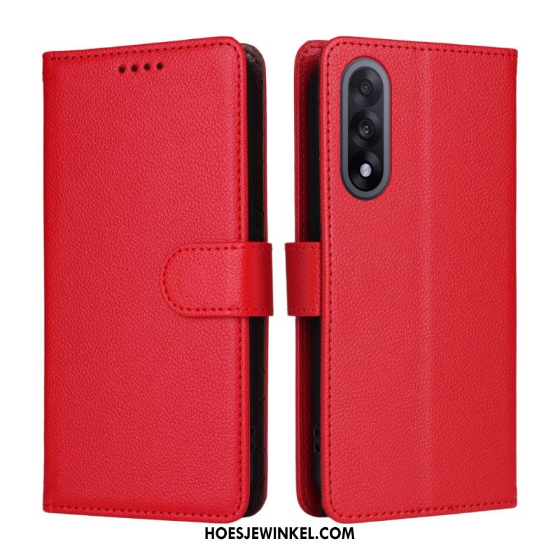 Folio-hoesje Oneplus Nord 5 Leerlook