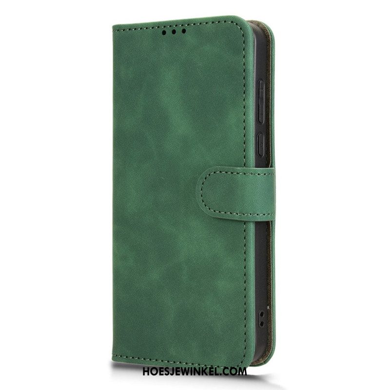 Folio-hoesje Oneplus Nord 5 Telefoonhoesje Suède-effect