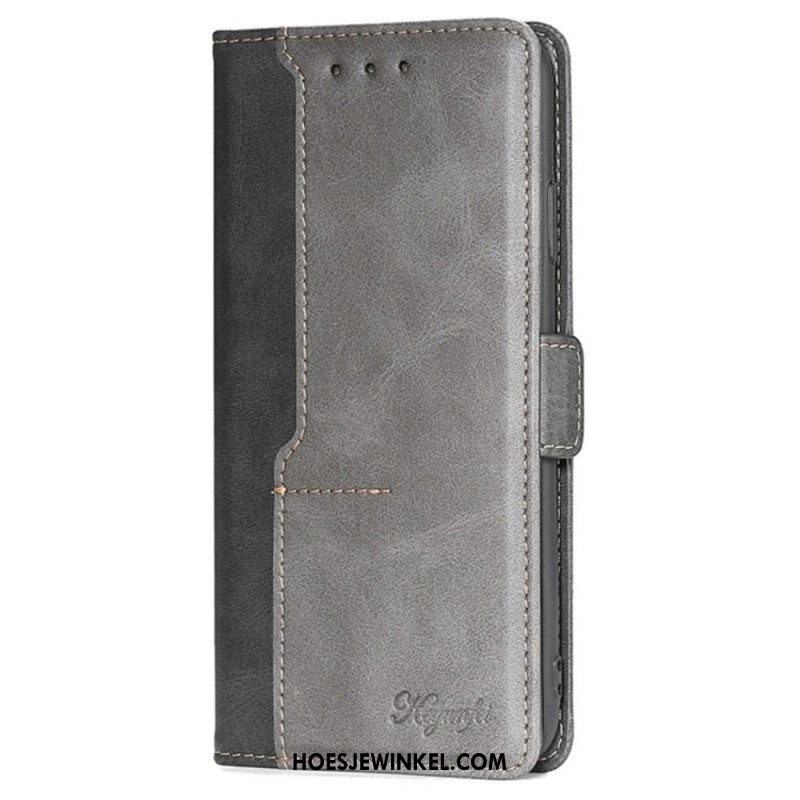 Folio-hoesje Oneplus Nord 5 Telefoonhoesje Tweekleurig