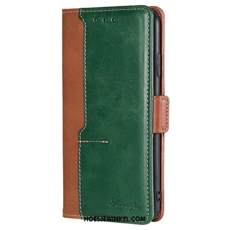 Folio-hoesje Oneplus Nord 5 Telefoonhoesje Tweekleurig