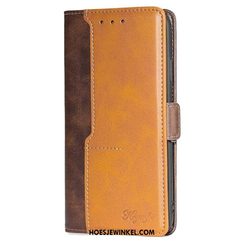 Folio-hoesje Oneplus Nord 5 Telefoonhoesje Tweekleurig