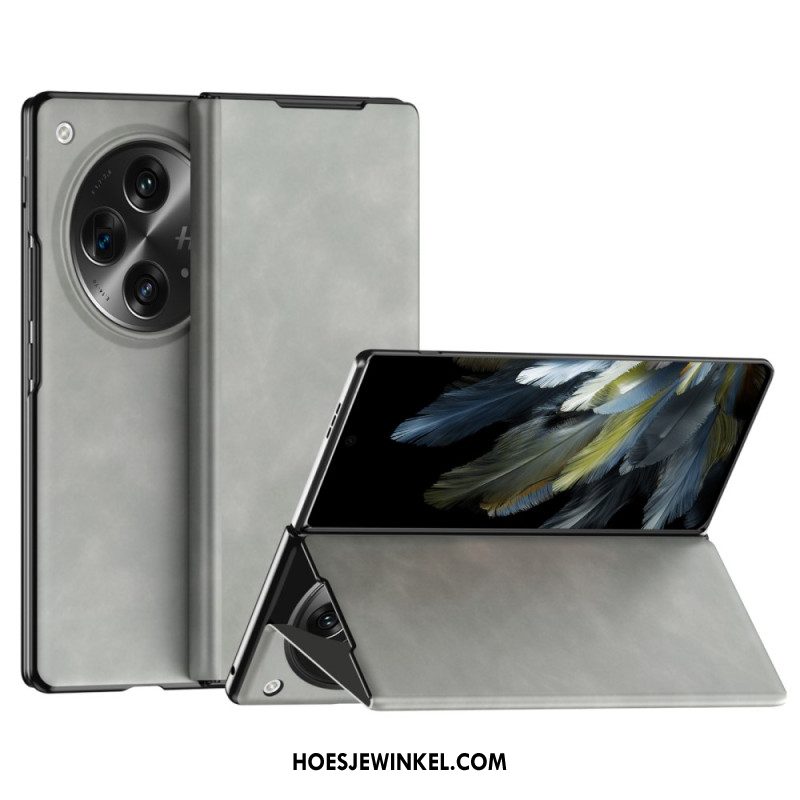 Folio-hoesje Oppo Find N3 Klassiek Nappaleer Bescherming Hoesje