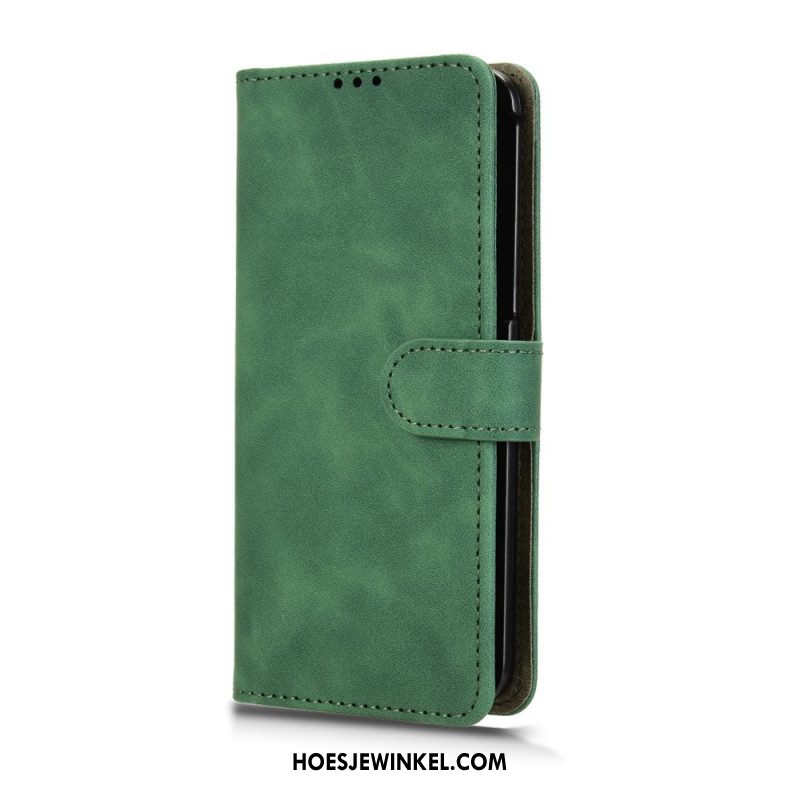 Folio-hoesje Oppo Find N5 Suède-effect