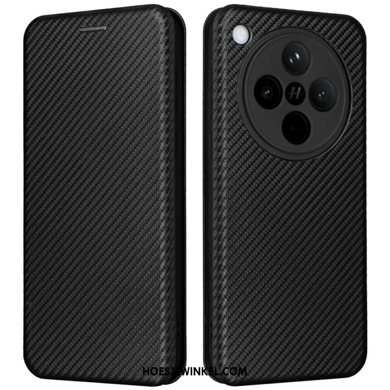 Folio-hoesje Oppo Find X8 Koolstofvezel