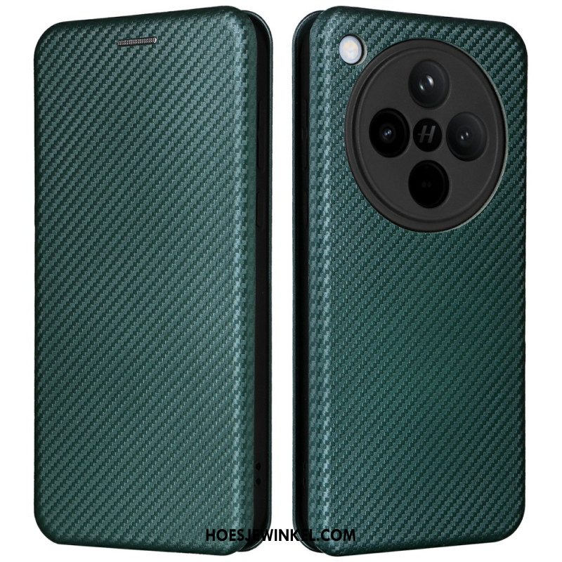 Folio-hoesje Oppo Find X8 Koolstofvezel