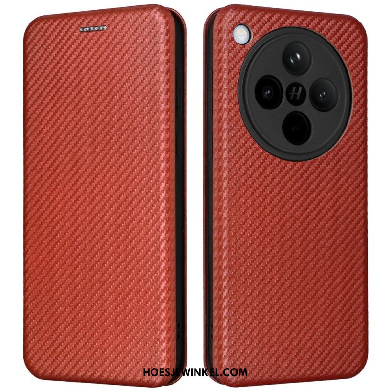Folio-hoesje Oppo Find X8 Koolstofvezel