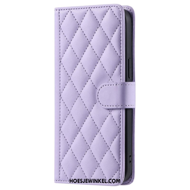 Folio-hoesje Oppo Find X8 Telefoonhoesje Gewatteerd Met Bandje En Schouderband