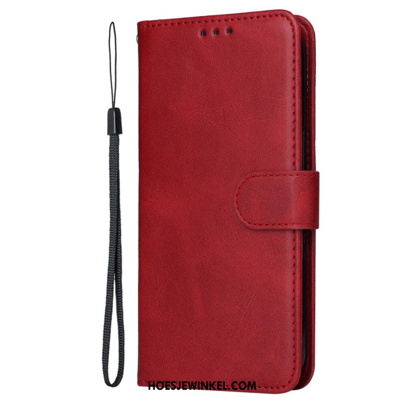 Folio-hoesje Oppo Find X8 Telefoonhoesje Imitatieleer Bandje