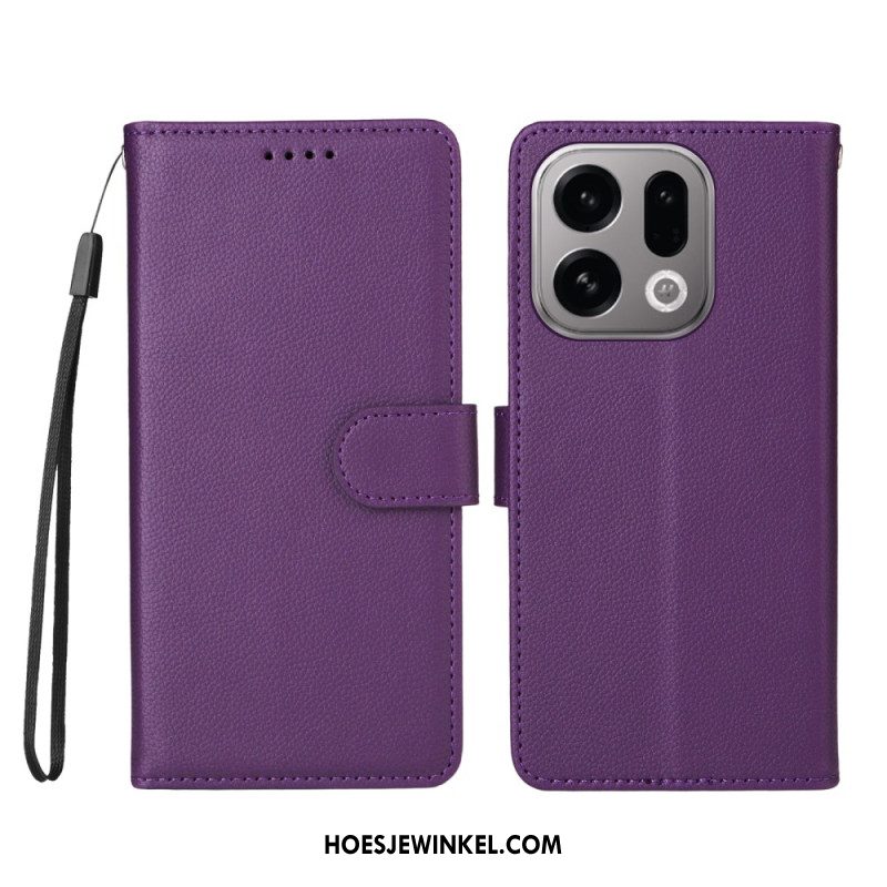 Folio-hoesje Oppo Find X9 5g Telefoonhoesje Rfid-bescherming