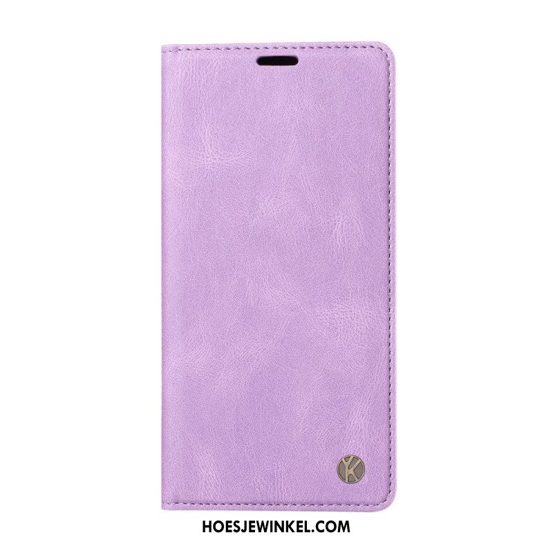 Folio-hoesje Oppo Find X9 Pro 5g Telefoonhoesje Yikatu Suède-effect