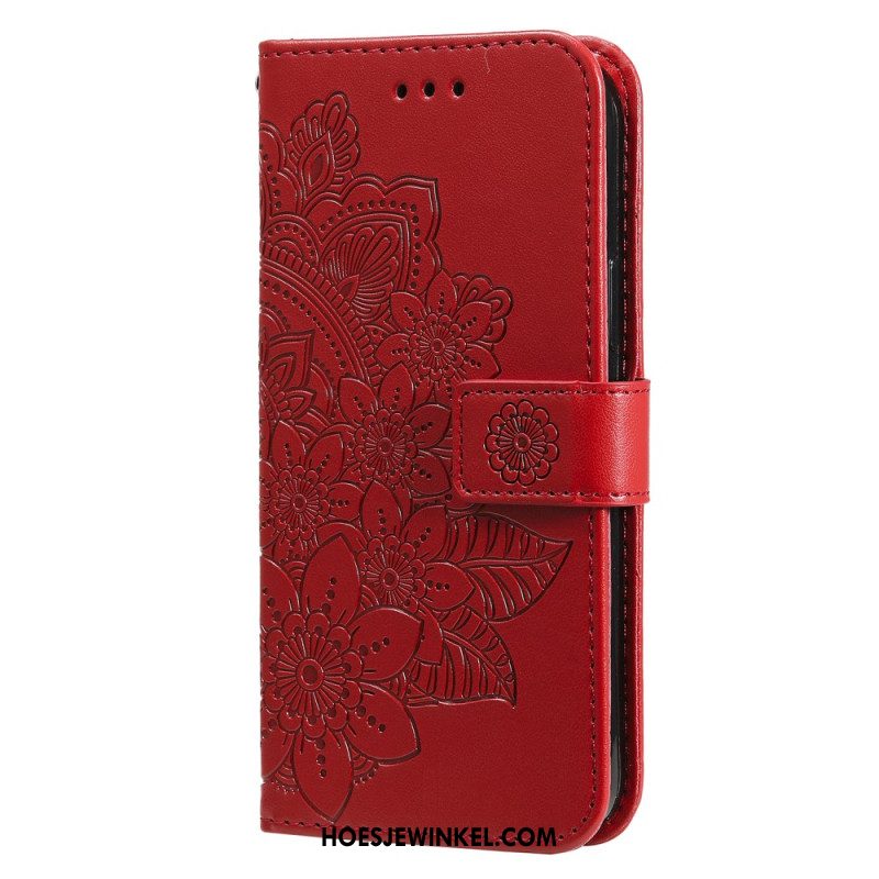 Folio-hoesje Oppo Reno 12 5g Telefoonhoesje Mandalaprint Met Riempje