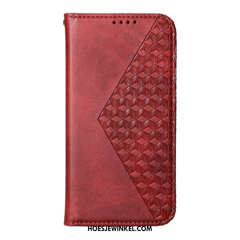 Folio-hoesje Oppo Reno 13 Pro 5g Telefoonhoesje Diamantpatroon Met Band