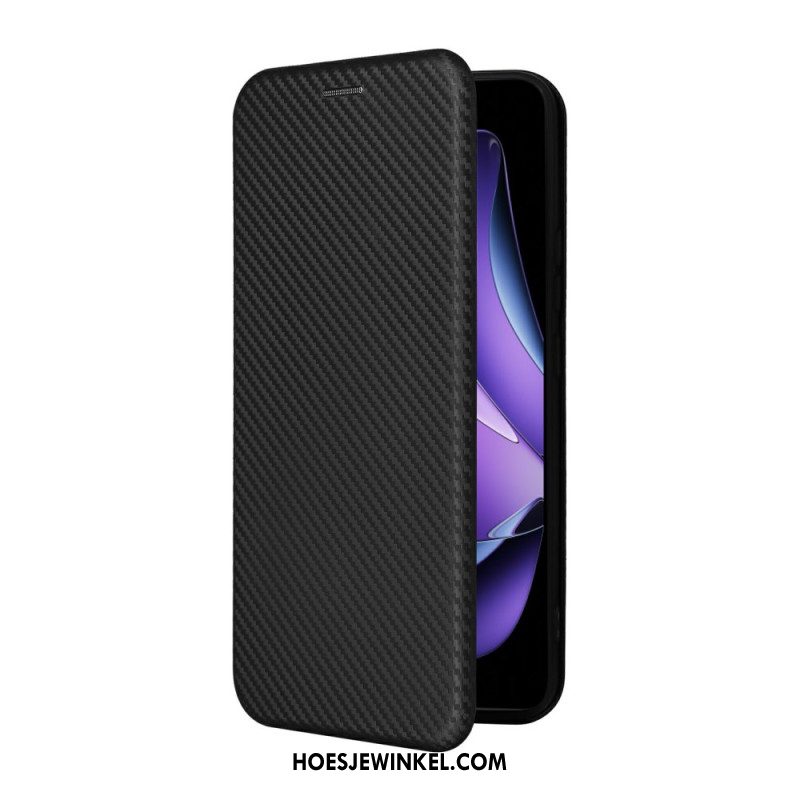 Folio-hoesje Oppo Reno 13f 4g / 5g / 13 Fs 5g Koolstofvezel