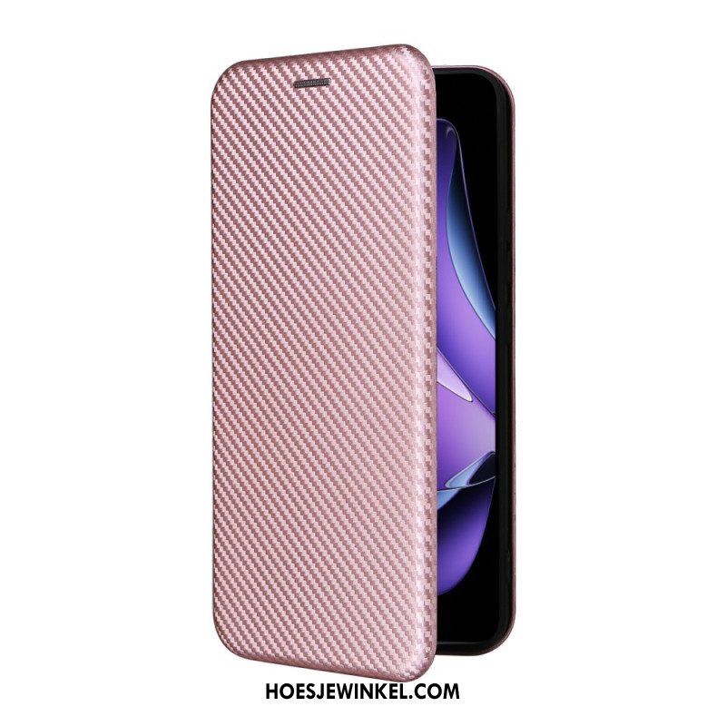Folio-hoesje Oppo Reno 13f 4g / 5g / 13 Fs 5g Koolstofvezel