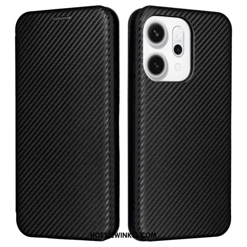 Folio-hoesje Oppo Reno 14 5g Koolstofvezel