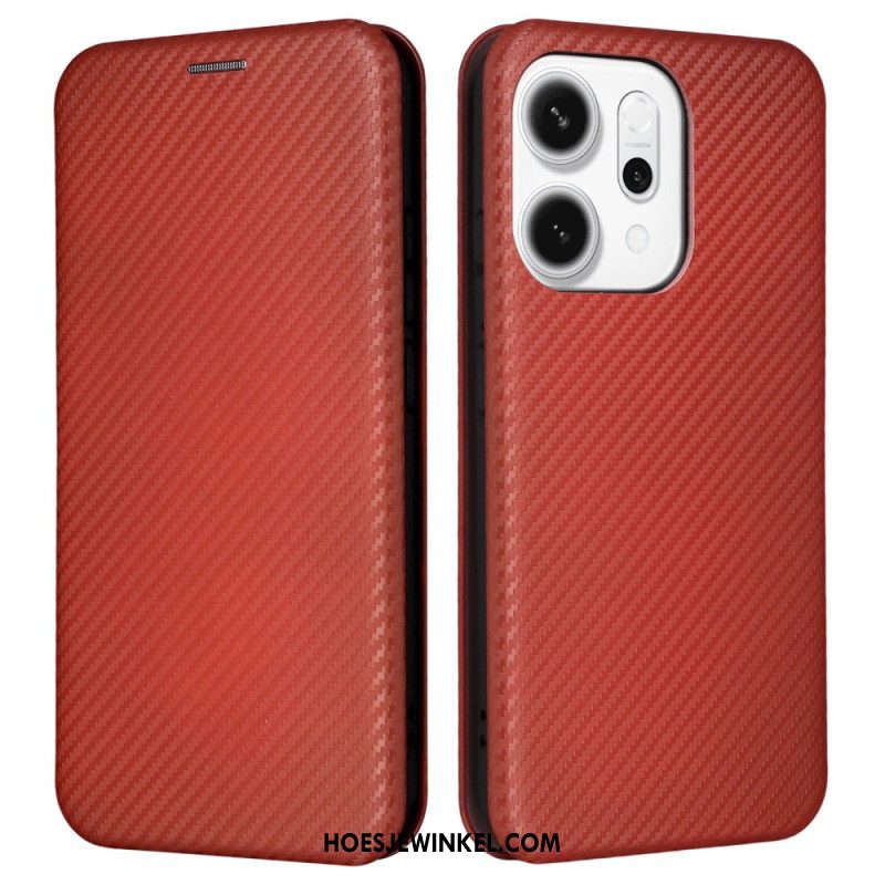 Folio-hoesje Oppo Reno 14 5g Koolstofvezel