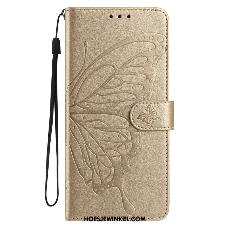 Folio-hoesje Oppo Reno 14 5g Telefoonhoesje Grafische Vlinder