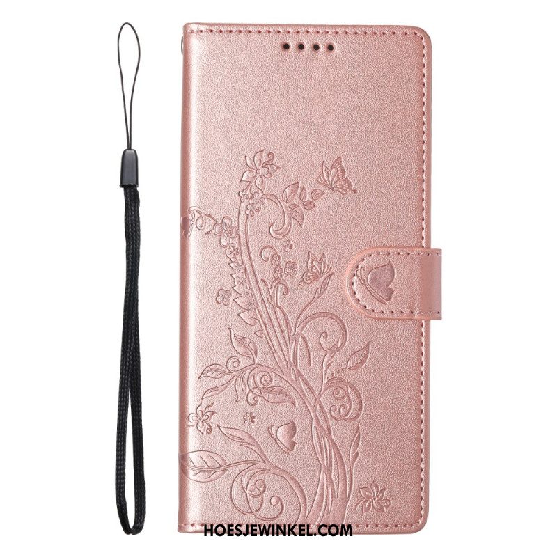 Folio-hoesje Oppo Reno 14 Pro 5g Telefoonhoesje Bloemenpatroon