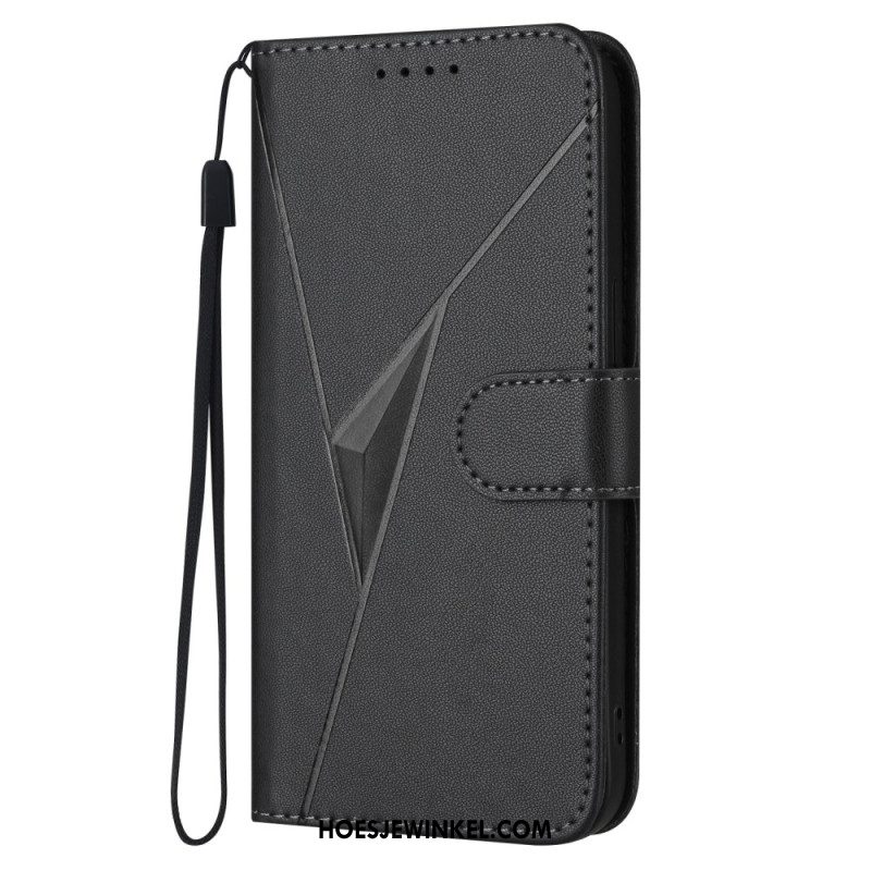 Folio-hoesje Oppo Reno 14 Pro 5g Telefoonhoesje Driehoekig Patroon