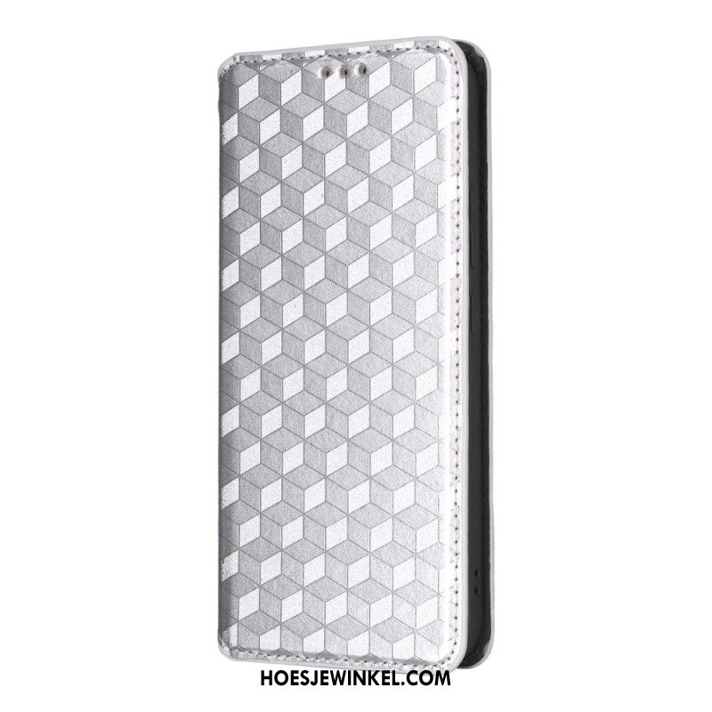 Folio-hoesje Oppo Reno 14f 5g Telefoonhoesje Diamantpatroon