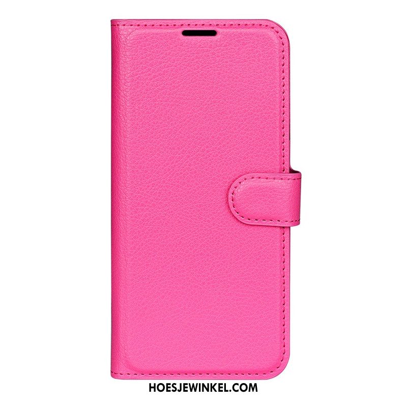 Folio-hoesje Oppo Reno 14f 5g Telefoonhoesje Lychee Kunstleer