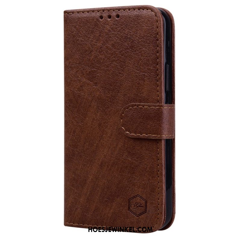 Folio-hoesje Samsung Galaxy A15 Leerstijl
