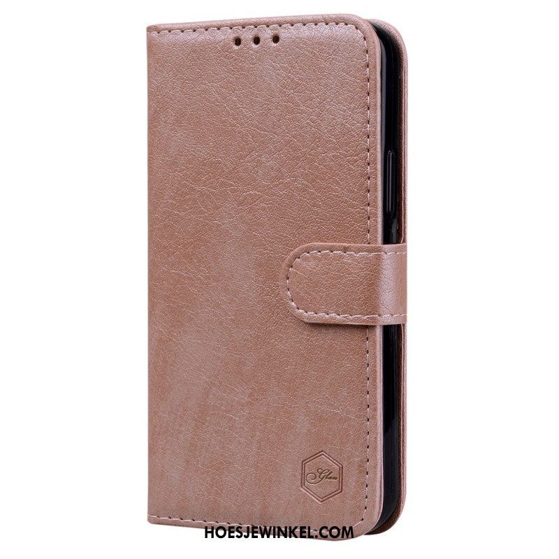 Folio-hoesje Samsung Galaxy A15 Leerstijl