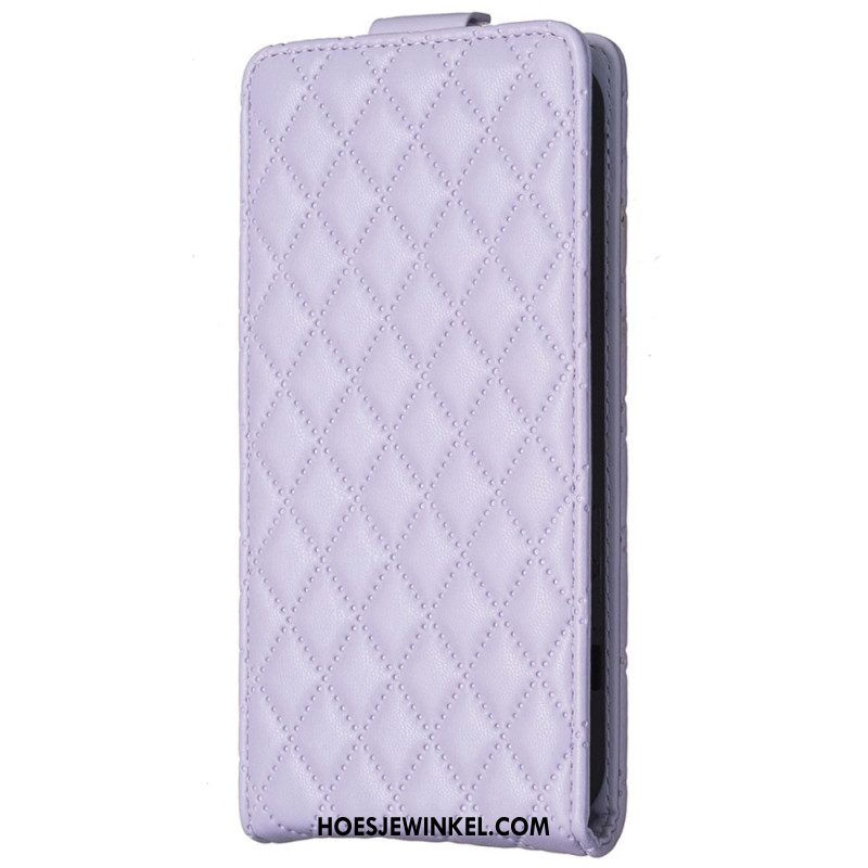 Folio-hoesje Samsung Galaxy A15 Telefoonhoesje Gewatteerde Verticale Klep