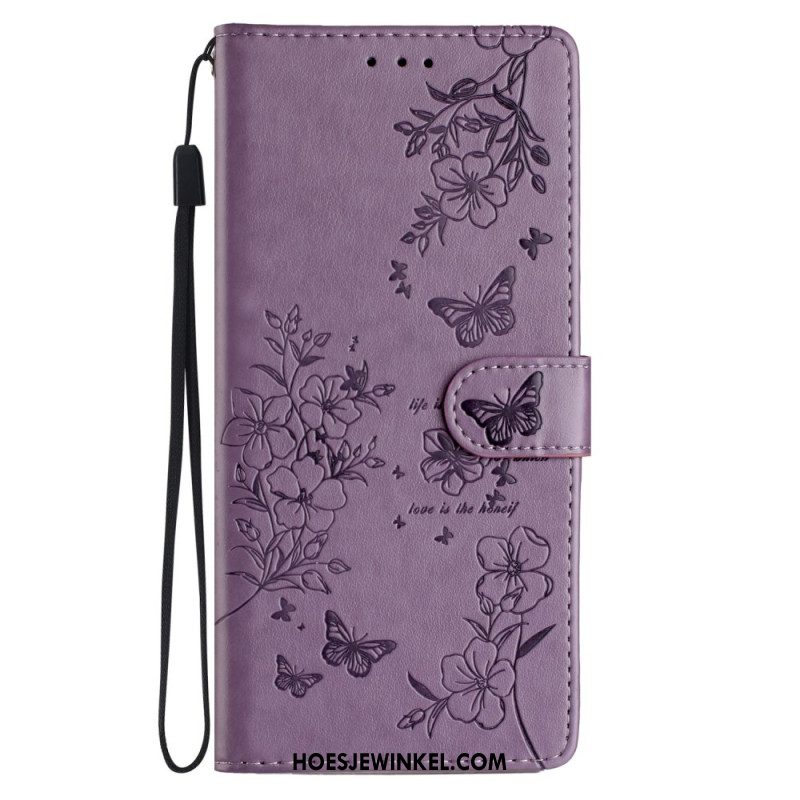 Folio-hoesje Samsung Galaxy A17 4g / 5g Bloemen