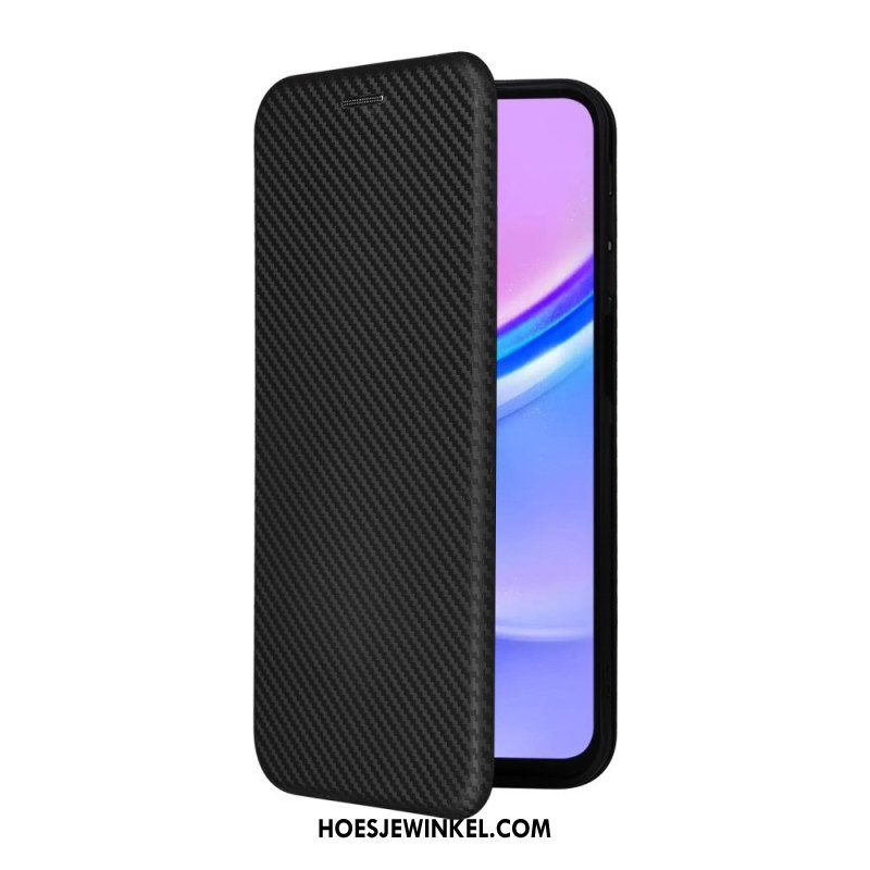 Folio-hoesje Samsung Galaxy A17 4g / 5g Koolstofvezel
