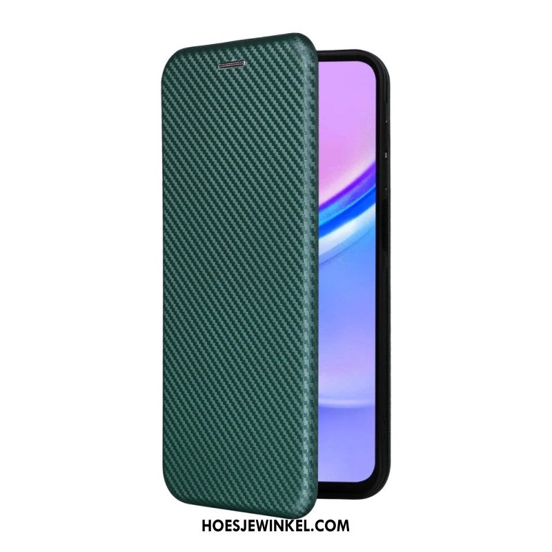 Folio-hoesje Samsung Galaxy A17 4g / 5g Koolstofvezel