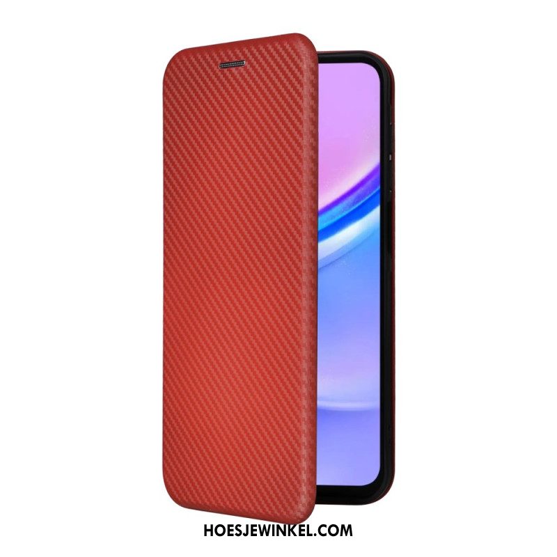 Folio-hoesje Samsung Galaxy A17 4g / 5g Koolstofvezel