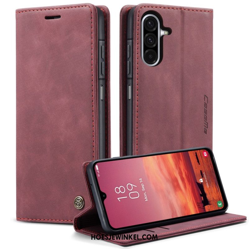 Folio-hoesje Samsung Galaxy A17 4g / 5g Suède-effect Caseme