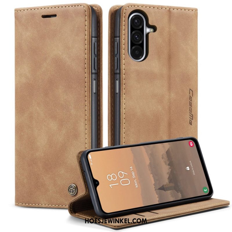Folio-hoesje Samsung Galaxy A17 4g / 5g Suède-effect Caseme