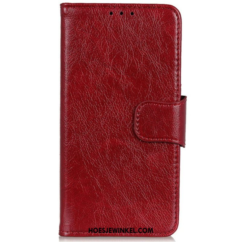 Folio-hoesje Samsung Galaxy A17 4g / 5g Telefoonhoesje Nappa Textuur