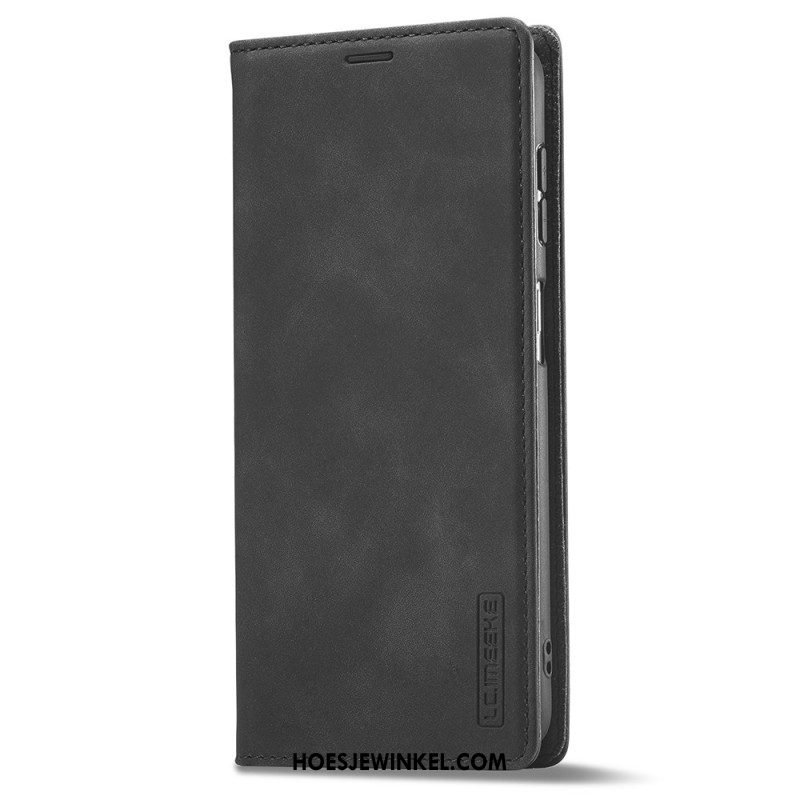 Folio-hoesje Samsung Galaxy A17 4g / 5g Telefoonhoesje Suède-effect