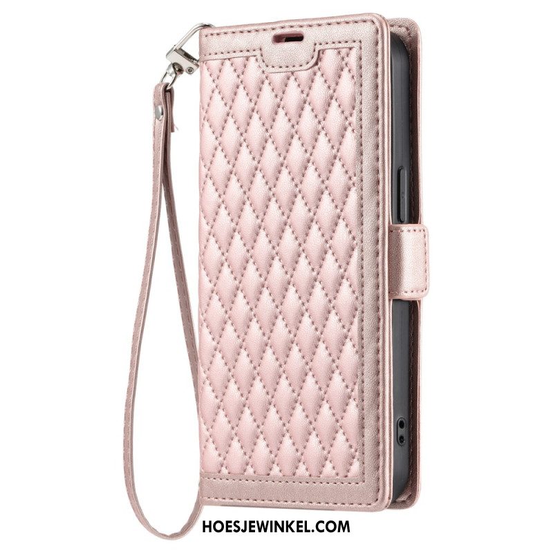 Folio-hoesje Samsung Galaxy A17 4g / 5g Telefoonhoesje Vintage Gewatteerd