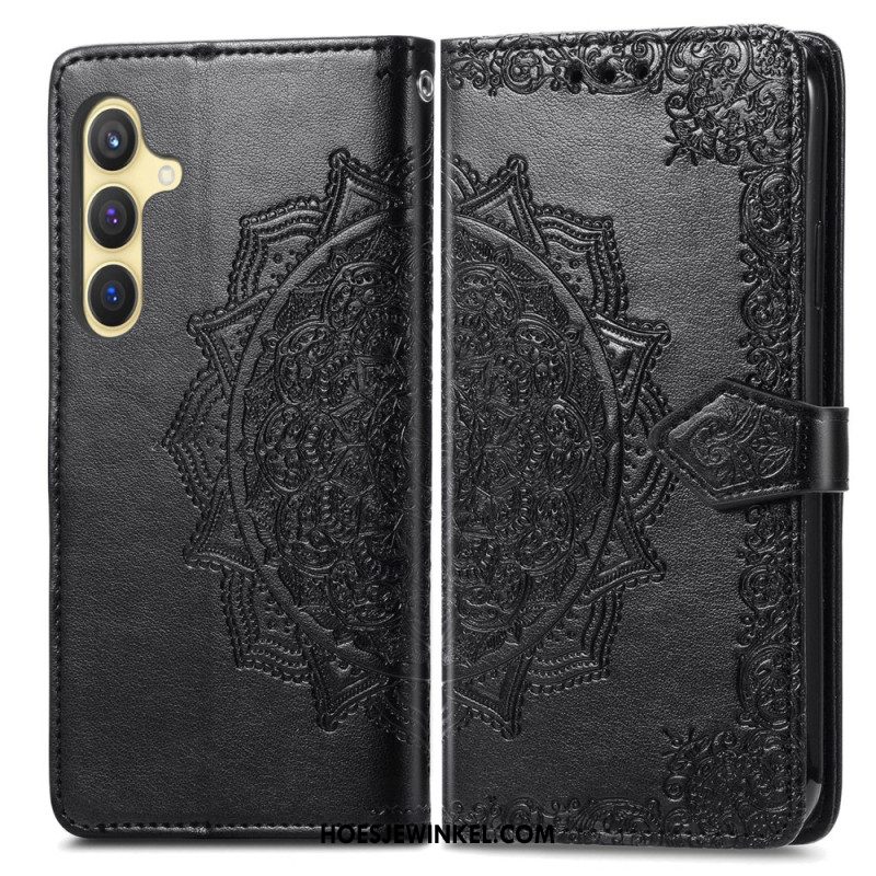 Folio-hoesje Samsung Galaxy S25 5g Barok Mandala Koord